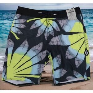Volcom Suit Bottoms Board Shorts Swim Wake Trunks Mens 36 New Fast Ship